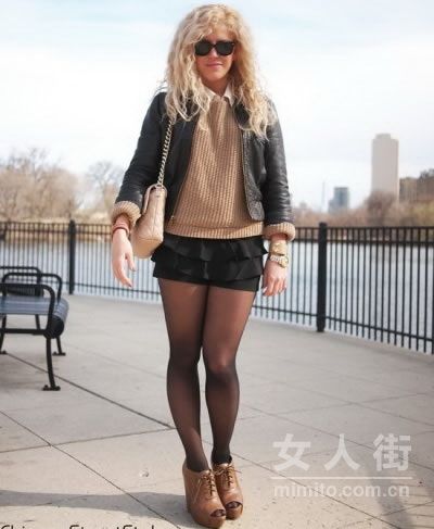 纽约街头5月流行：纱衣短裙